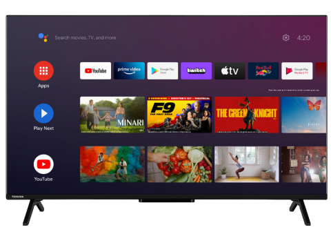 Televizoare - Televizor TOSHIBA 50" LED SMART TV 50QA2363DG QLED 4K 3840x2160 Android TV Negru (50" QLED Display, Black, 3840x2160 UHD, SMART TV (Android TV 11), 3 HDMI, 2 USB, Super Resolution, Tru Microdimming, Dolby Vision, DVB-T/T2/C/S2, Optical input, Headphone jack 3.5 mm, OSD Language: ENG, RO, RU, Dolby Atmos, Powered by Onkyo, Speakers 2x10W, VESA 100x100, 11.9 Kg)