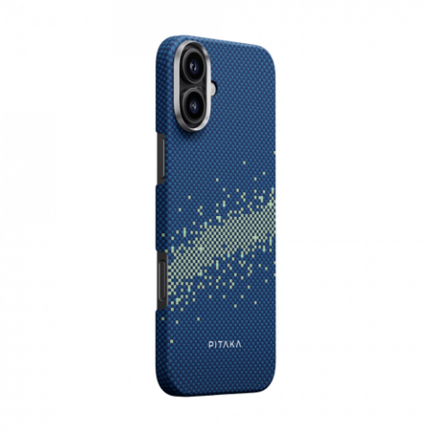 Электроника - Чехол Pitaka StarPeak Tactile Woven для iPhone 16 Plus Milky way galaxy