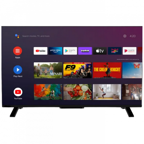 Televizor OZON 55" LED SMART TV U55Z8000R HDR 4K 3840x2160 Android TV Negru Diagonala ecranului: 55 ", Rezoluția Display-ului: 3840x2160 4K UHD, Telecomandă: Da, Platformă software: Android TV, Boxe încorporate: 2x 10 W, USB Type-A: 2x, [2]