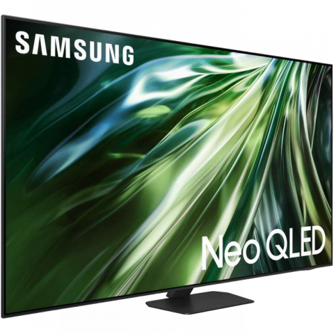 Televizor Samsung 55" LED SMART TV QE55QN90DAUXUA Mini LED 4K 3840x2160 Tizen OS Negru (55" VA, Black, MiniLED 3840x2160 4K UHD Premium, 120 Hz, Direct Full Array, 10 bit, SMART TV (Tizen 8.0 OS), FreeSync Premium Pro, 4x HDMI v2.1, 2 USB v2.0, DVB-T/T2/C/S2, OSD Language: ENG, RO, RU Speakers 4.2.2 CH (40W+subwoofer 2x10W), Premiun Solar Smart remote control, VESA 200x200, 17.5 Kg) [1]