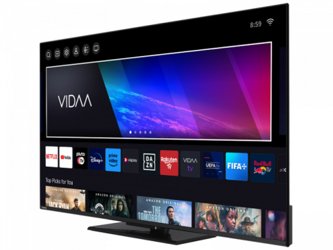 Televizoare - Televizor TOSHIBA 55" LED SMART TV 55QV3463DG QLED 4K 3840x2160 VIDAA OS Negru (55" QLED Display, Black, 3840x2160 UHD, SMART TV (VIDAA OS), 3 HDMI, 2 USB, Tru Resolution, Tru Microdimming, DVB-T/T2/C/S2, OSD Language: ENG, RO, RU, Dolby Audio, Speakers 2x10W, VESA 200x200, 12.4 Kg)