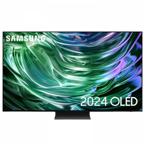Samsung - Televizor Samsung 55" OLED SMART TV QE55S90DAEXUA Quantum Dot OLED 4K 3840x2160 Tizen OS Negru (55" QD OLED, 4K UHD 3840x2160, FreeSync Premium 144 Hz, Smart TV (Tizen 8.0 OS), Quantum HDR OLED, HRD10+, 4 HDMI, Wi-Fi 802.11 ac, 2 USB, DVB-T2/C/S2, OSD Language: ENG, RU, RO, Speakers 2.1CH, Dolby Atmos, 18.4 Kg)