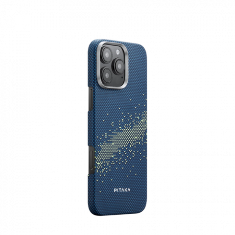Электроника - Чехол Pitaka StarPeak Tactile Woven для iPhone 16 Pro Milky way galaxy