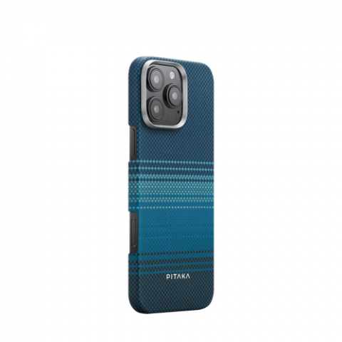iPhone 16 Pro - Чехол Pitaka Tactile Woven для iPhone 16 Pro Moonrise