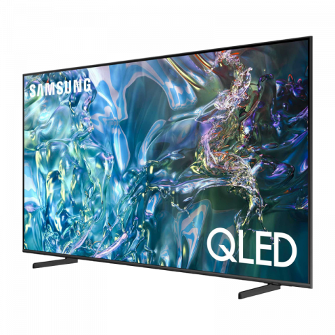 Tелевизор Samsung 75" LED SMART TV QE75Q60DAUXUA QLED 4K 3840x2160 Tizen OS Чёрный (75" VA, Black, QLED 3840x2160 4K, ELED, SMART TV (Tizen 8.0 OS), 3 HDMI, 2 USB, DVB-T/T2/C/S2, OSD Language: ENG, RO, RU Speakers 20W (10 W x 2), SolarCell remote control, VESA 400x400, 31.8Kg) [2]
