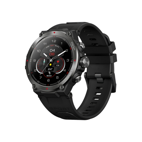 Ceasuri Inteligente - Cмарт часы Zeblaze Smart Watch Stratos 2, Meteorite Black