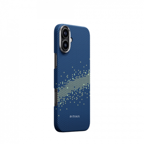 Электроника - Чехол Pitaka StarPeak Tactile Woven для iPhone 16 Milky way galaxy