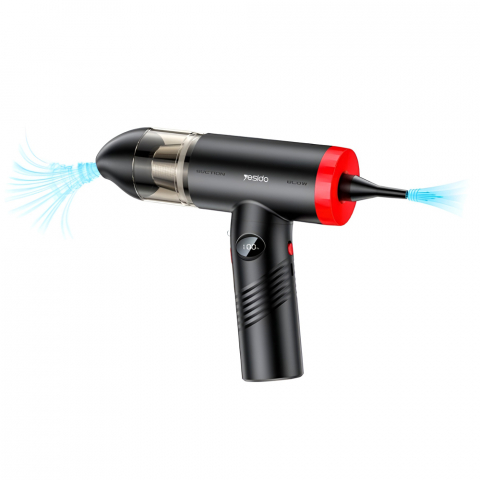 Yesido Car Duster Vacuum Cleaner 6500PA VC06, Black [1]