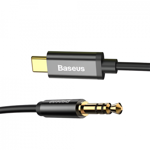 Baseus Cable Audio Type-C to 3.5 M01, Black [1]