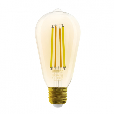 Iluminare decorativa - Sonoff Smart LED Filament Bulb (Amber) Wi-Fi E27 7W 700Lm (B02-F-ST64)