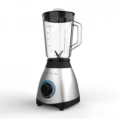 Blendere - BROCK Blender BL 1502 SS, 1.5L, Glass Jar, Stainless Steel Base, 500W