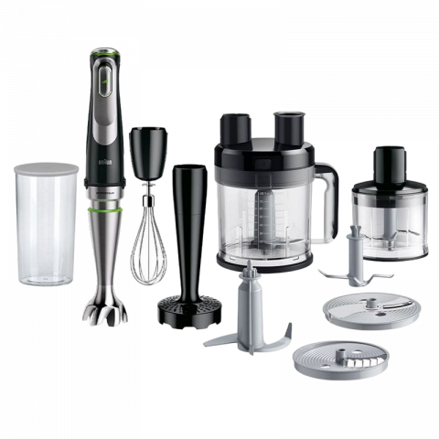 Blendere - Blender de mână Braun MQ 9187 XLI BK, 1200 W