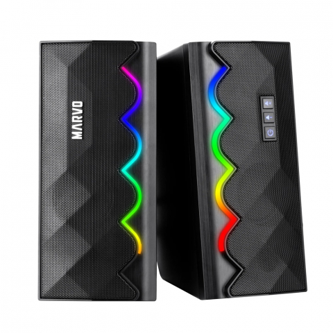 Audio - Marvo Speaker SG-269, 2.0, 6W, Bluetooth 5.0, Black