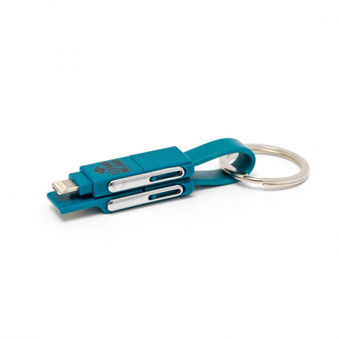 Adaptoare - Keychain Charging Cable 6 in1,