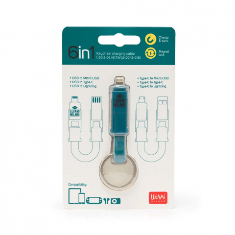 Keychain Charging Cable 6 in1, [2]