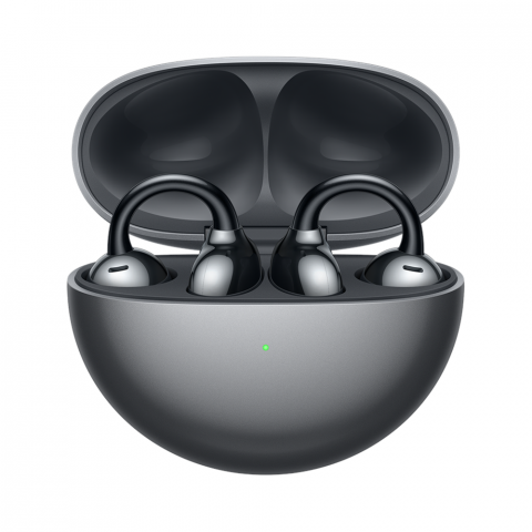 Telefoane - Casti fara fir Huawei Open-Ear FreeClip TWS Ceramic, Negru