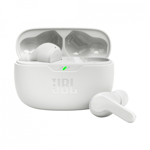 Accesorii Telefoane - Casti fara fir JBL TWS Wave Beam Earbuds, Alb