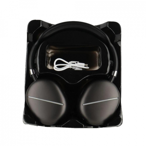 Casti fara fir Musen on ear AKZ-MAX10, Negru [2]