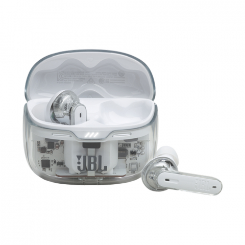 Accesorii Telefoane - JBL Earphones TWS Tune Beam Ghost Edition, White
