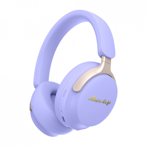 Accesorii Telefoane - Musen Wireless Headphones over ear AKZ-22, Purple