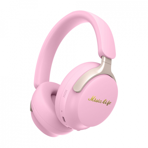 Accesorii Telefoane - Musen Wireless Headphones over ear AKZ-22, Pink