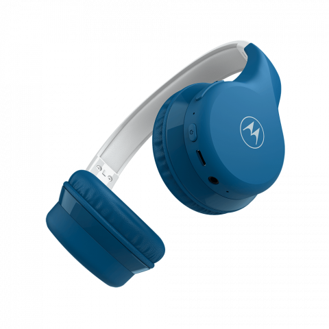 Telefoane - Motorola On-Ear Headphones with MIC Bluetooth MOTO JR300, Blue