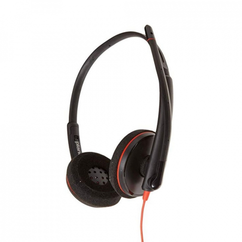 Наушники Plantronics Blackwire C3220 с подключением через USB-A, черного цвета [1]