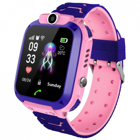Ceasuri inteligente Copii - Helmet Smart Kids Watch 2G-TD27, Pink
