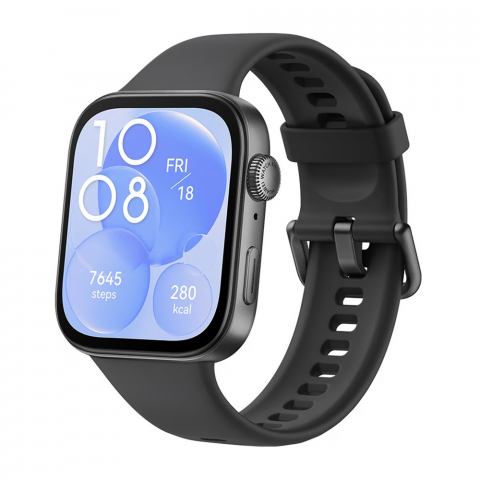 Huawei Watch Fit 3, Черный фторэластомерный ремешок [1]