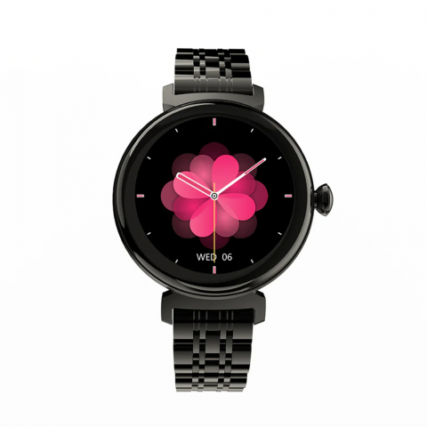 Gadgeturi - HiFuture Smart Watch Aura, Amoled, BT Calling, Black