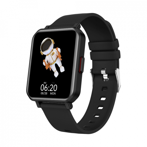 Умные часы - Maxcom Smart Watch FW56 Carbon Pro Black Макском Смарт-часы FW56 Carbon Pro Черный