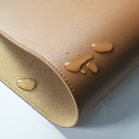 MIIIW Mouse Pad Monochrome leather Size XL (900 x 400 x 2 mm), Brown [1]