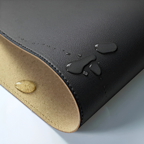 MIIIW Mouse Pad Monochrome leather Size XL (900 x 400 x 2 mm), Black [1]