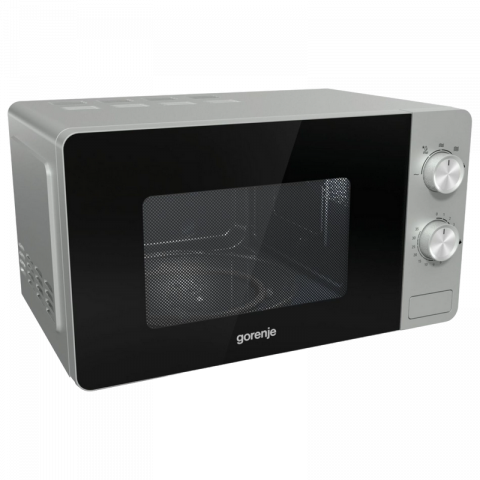Микроволновая печь Gorenje MO17E1S, 17Л, Механическая, Серебристая [2]