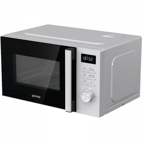 Cuptor cu microunde Gorenje MO20A3WH, 20L, Mecanic, Alb [7]