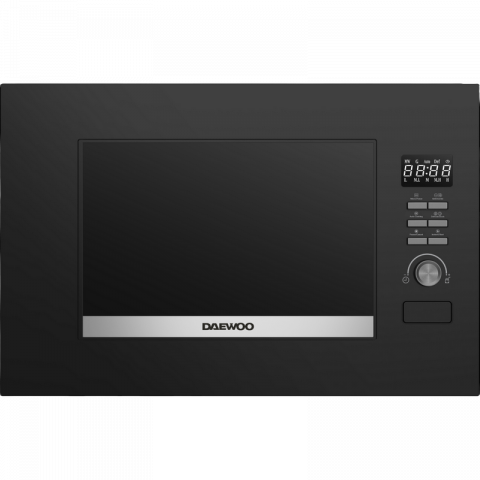 Cuptoare cu microunde - Cuptor cu microunde incorporabil Daewoo MD-BK201GB, 20L, Mecanic, Negru