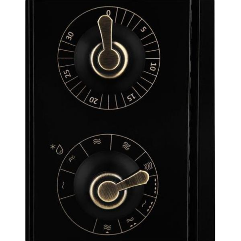 Встраиваемая микроволновая печь Gorenje BM235CLB, 23Л, Ретро, Механическая, Черная [1]