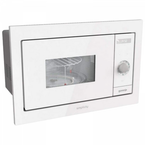 Встраиваемая микроволновая печь Gorenje BM235G1SYW, 23Л, Гриль, Белая [6]