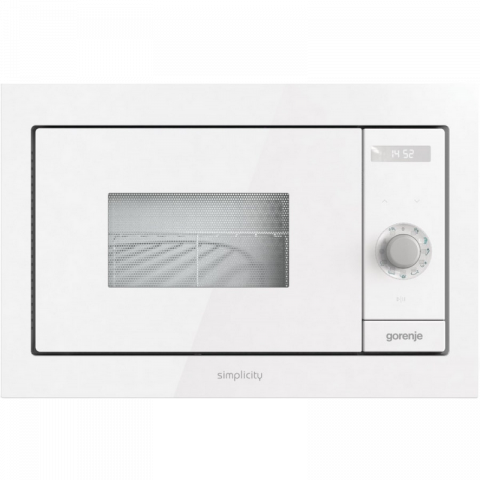 Cuptoare cu microunde - Cuptor cu microunde incorporabil Gorenje BM235G1SYW, 23L, Grill, Alb