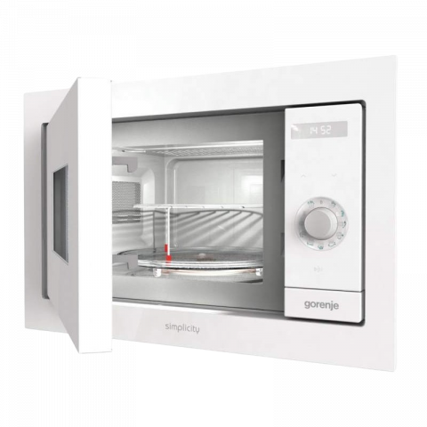 Встраиваемая микроволновая печь Gorenje BM235G1SYW, 23Л, Гриль, Белая [1]