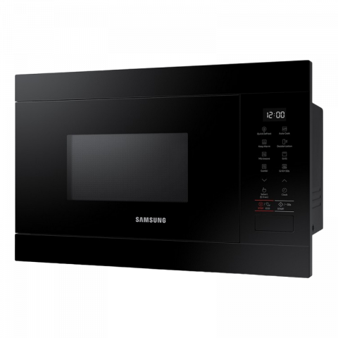 Встраиваемая микроволновая печь Samsung MG22M8254AK/E2, 22Л, Гриль, Сенсорное управление, Черная [7]