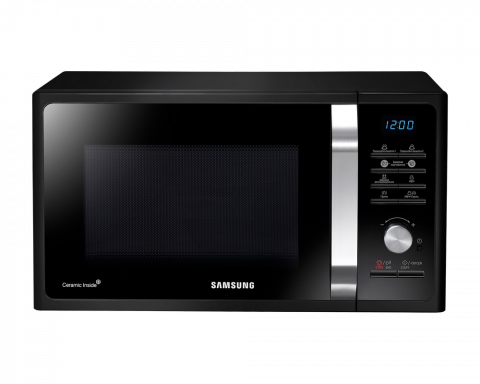 Cuptoare cu microunde - Cuptor cu microunde Samsung MG23F301TAK/OL, 23L, Grill, 800W, Negru