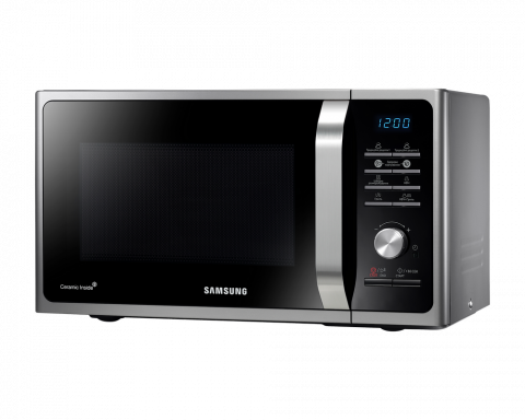 Cuptor cu microunde Samsung MG23F301TAS/OL, 23L, Grill, 800W, Inox [1]