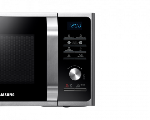 Cuptor cu microunde Samsung MG23F301TAS/OL, 23L, Grill, 800W, Inox [4]