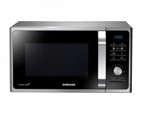 Cuptoare cu microunde - Cuptor cu microunde Samsung MS23F301TAS/OL, 23L, 800W, Inox