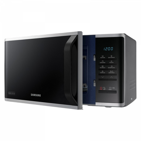 Cuptor cu microunde Samsung MS23K3513AS/OL, 23L, Inox, Grill, 800W [3]