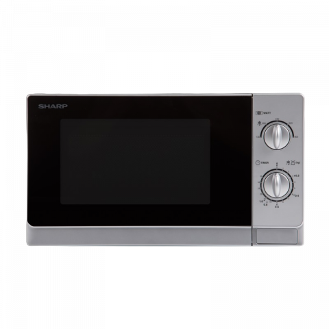 Cuptoare cu microunde - Cuptor cu microunde Sharp R20DS, 20L, 800W, Silver