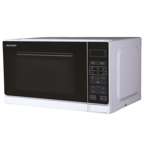 Cuptor cu microunde Sharp R242WW, 20L, 800W, Alb [2]