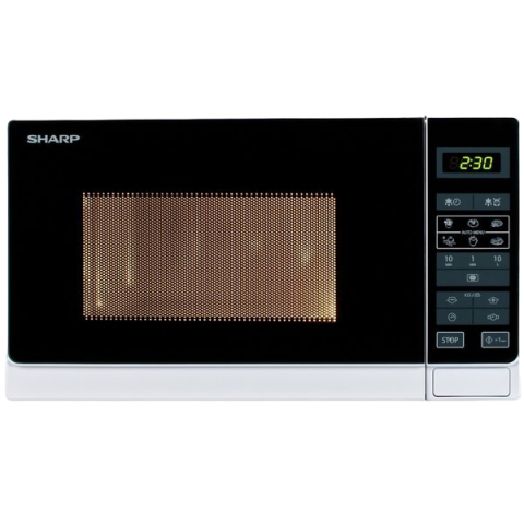 Cuptoare cu microunde - Cuptor cu microunde Sharp R242WW, 20L, 800W, Alb