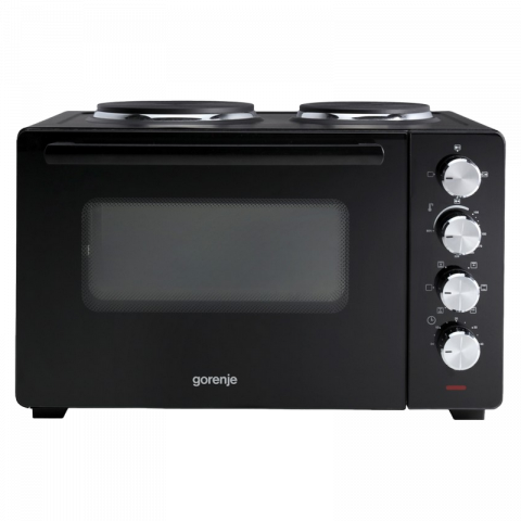Cuptoare electrice - Cuptor Electric Gorenje OM30GBX, 1600W, 30L, Convecție, Negru/Inox